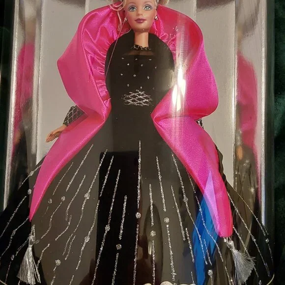 1998 HAPPY HOLIDAYS BARBIE , NRFBOX GORGEOUS & RARE - Picture 2 of 16
